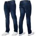 Kruze Mens Jeans Skinny Stretch Slim Fit Flex Denim Trouser Pants UK Waist Sizes