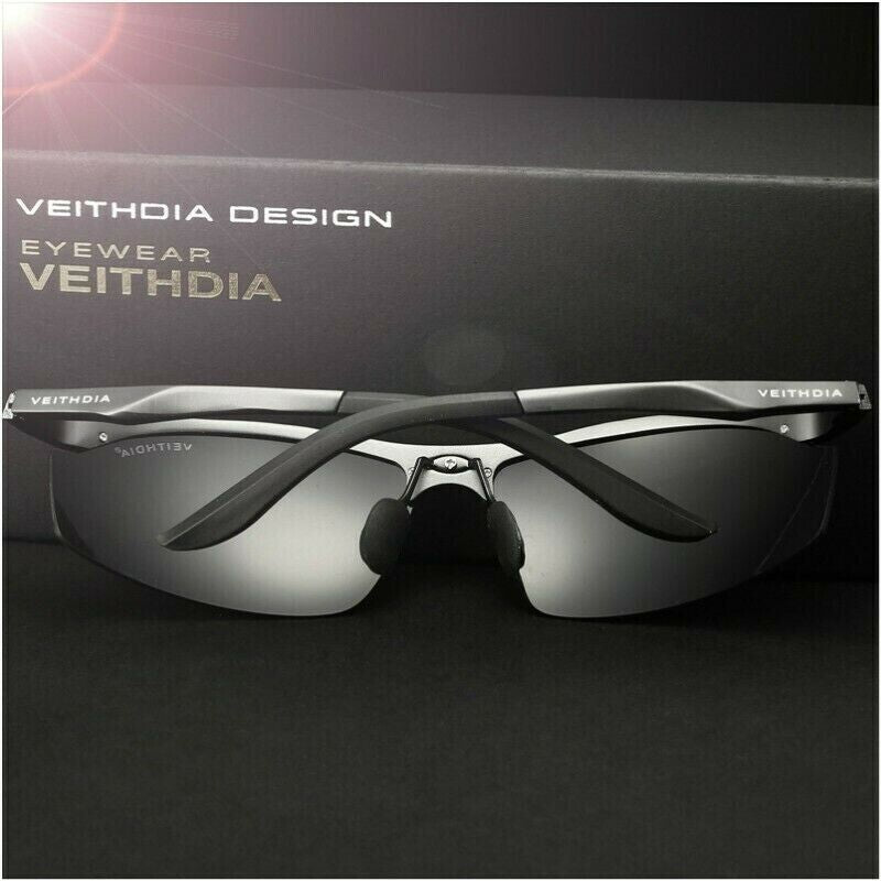 Aluminum Magnesium Mens Polarized Sunglasses UV400 Sport Glasses Driving Eyewear
