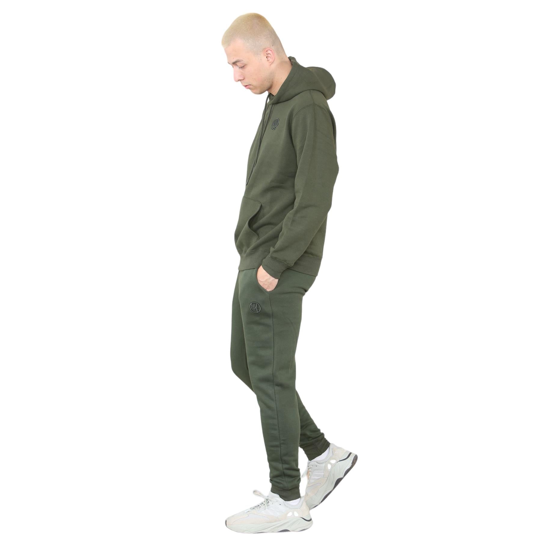 MYT Mens Pullover Tracksuit Fleece Hoodie Sweatshirt Joggers Track Pants Bottoms