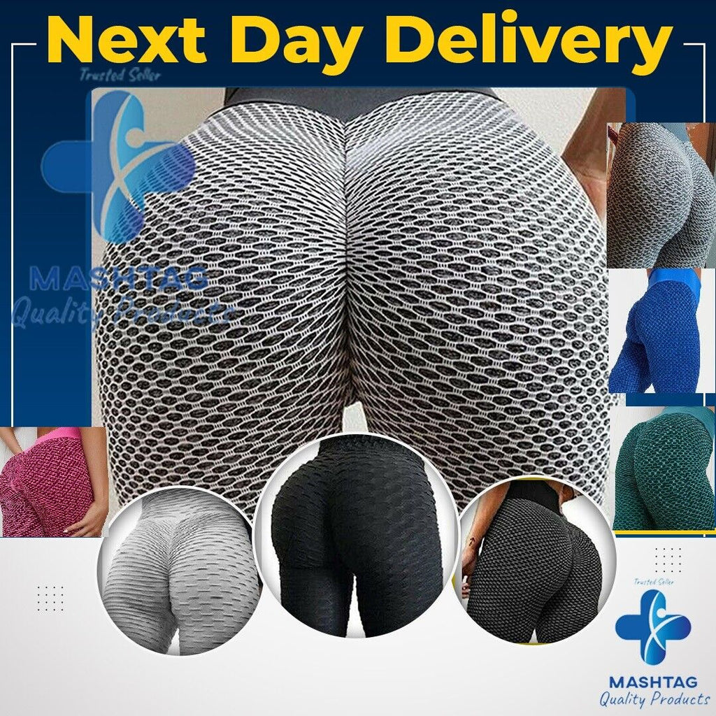 Women Anti-Cellulite Yoga Pants Push up Tik Tok Leggings Bum Butt Lift Sport Gym
