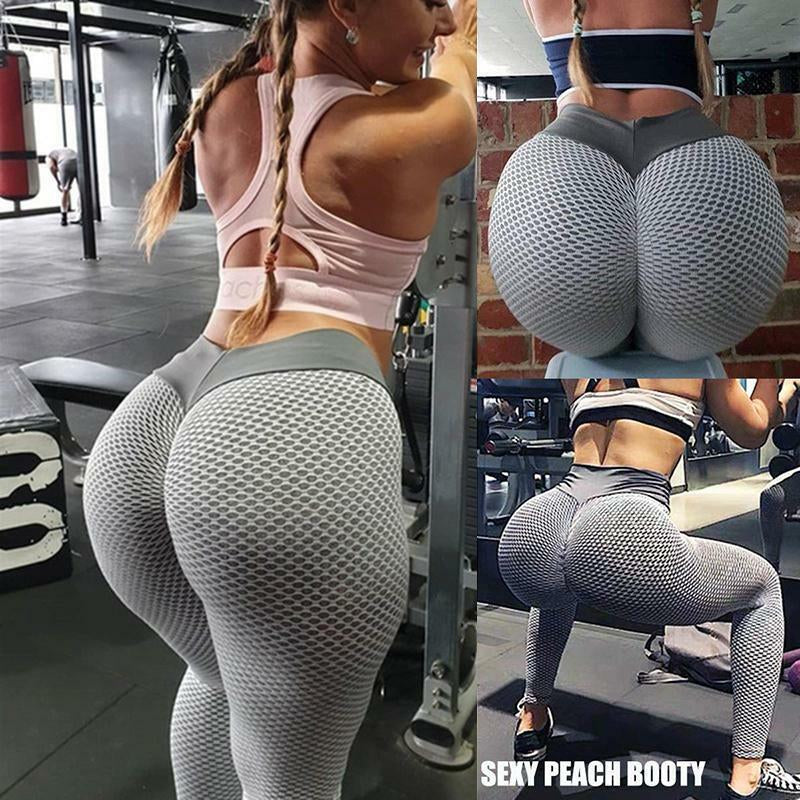 Women Anti-Cellulite Yoga Pants Push up Tik Tok Leggings Bum Butt Lift Sport Gym