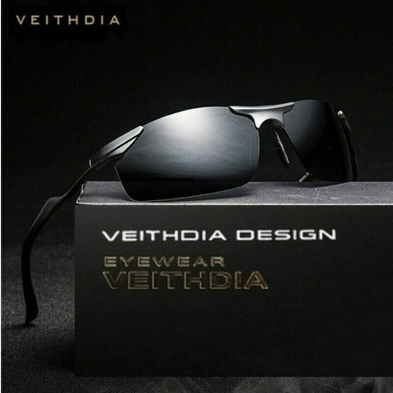 Aluminum Magnesium Mens Polarized Sunglasses UV400 Sport Glasses Driving Eyewear