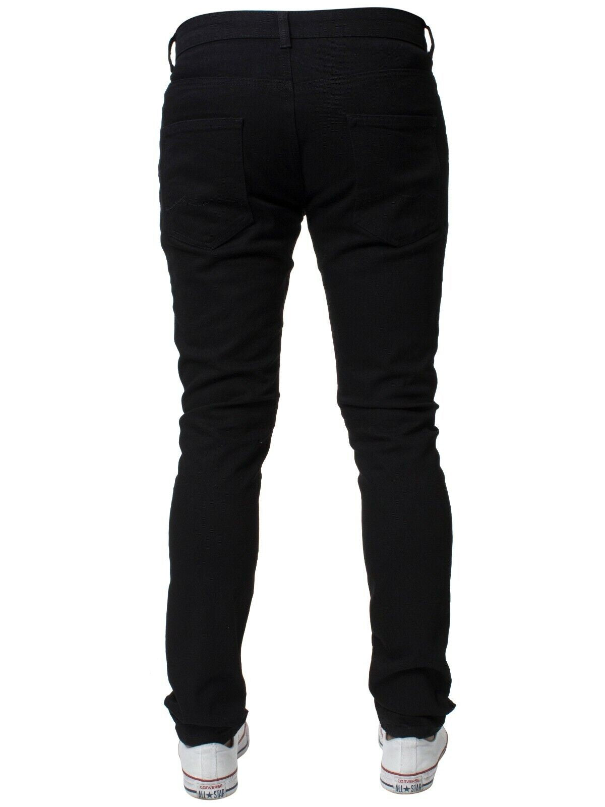 Kruze Mens Jeans Skinny Stretch Slim Fit Flex Denim Trouser Pants UK Waist Sizes