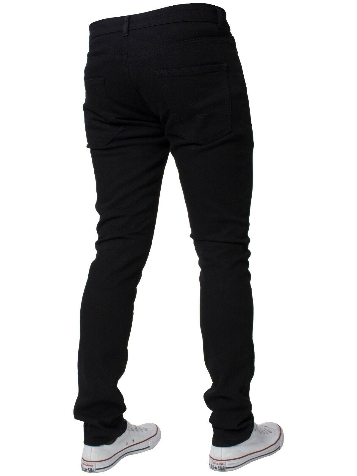 Kruze Mens Jeans Skinny Stretch Slim Fit Flex Denim Trouser Pants UK Waist Sizes