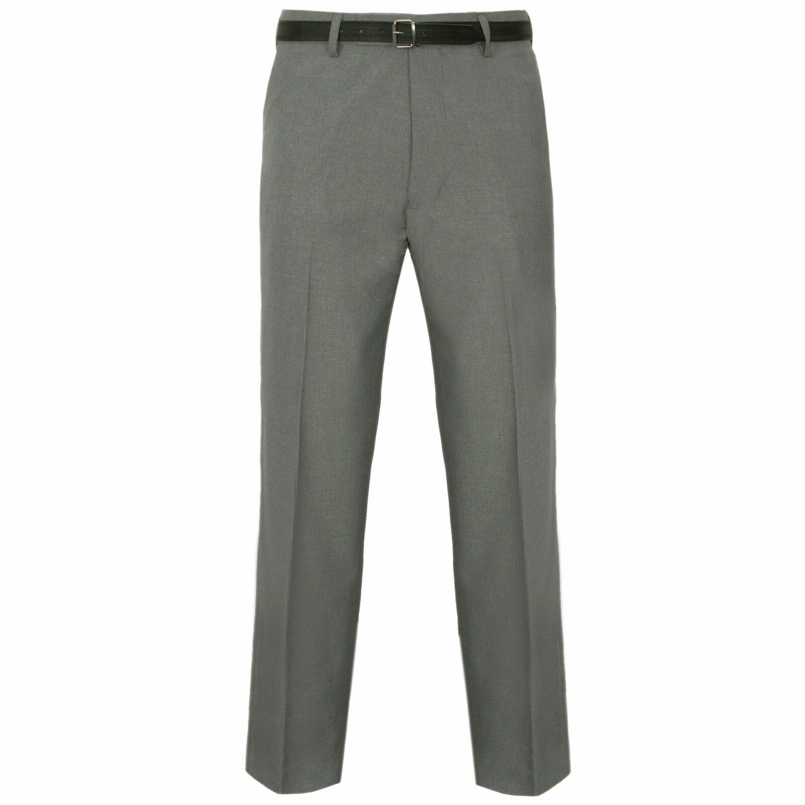 MEN TROUSERS OFFICE BUSINESS WORK FORMAL CASUAL SMART BIG plus BELT POCKET PANTS