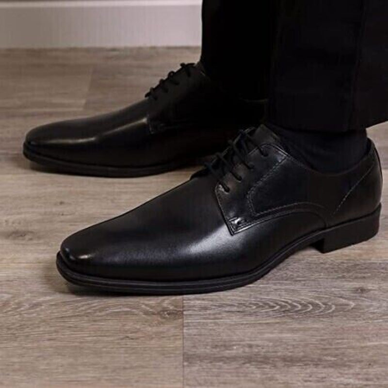 Men'S Formal Shoes Lace up Leather Footwear for Men