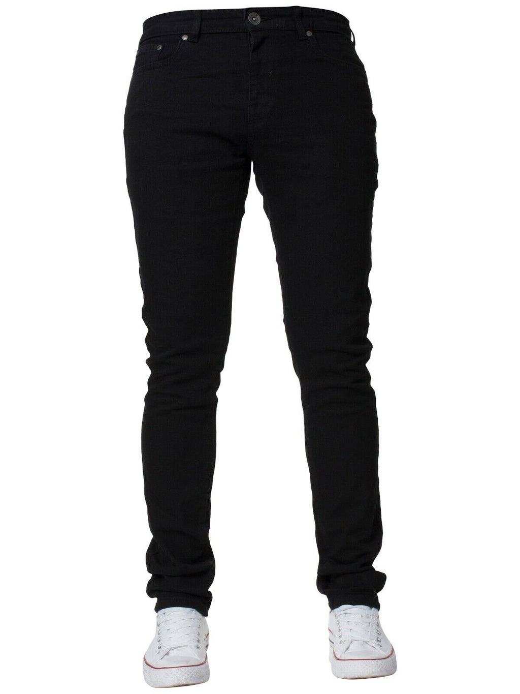 Kruze Mens Jeans Skinny Stretch Slim Fit Flex Denim Trouser Pants UK Waist Sizes