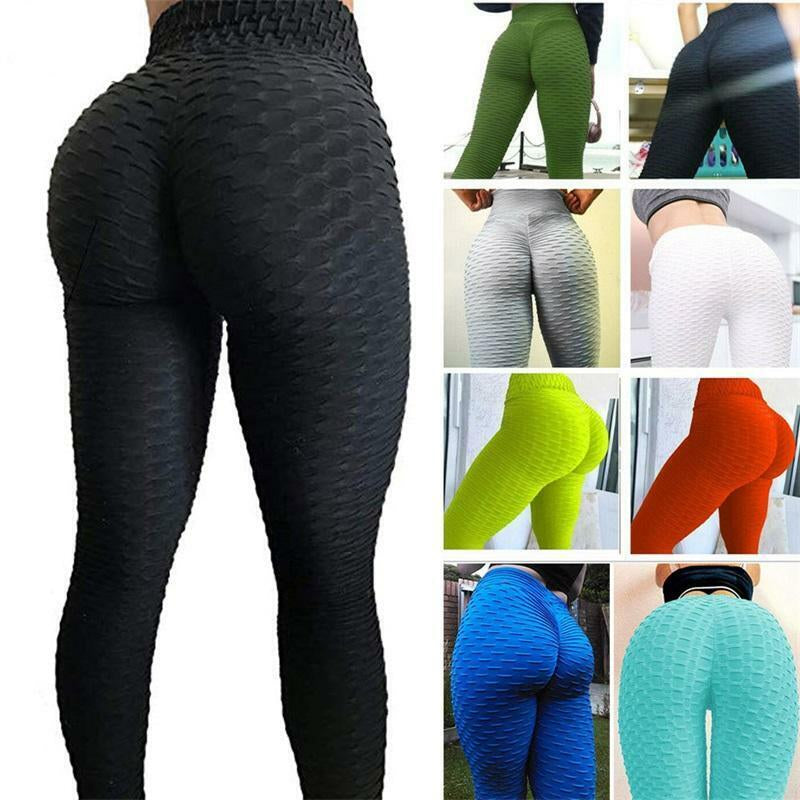 Women Anti-Cellulite Yoga Pants Push up Tik Tok Leggings Bum Butt Lift Sport Gym