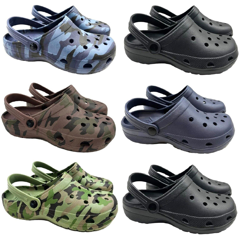 MENS COMFY BEACH POOL SUMMER CLOG HOILDAY SHOWER GARDEN WALKING SANDALS SHOES