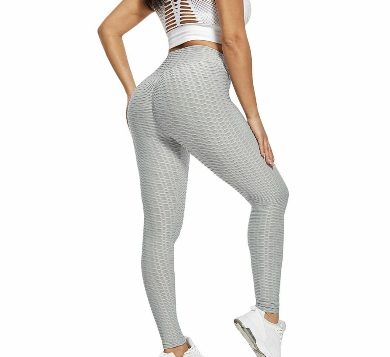 Women Anti-Cellulite Yoga Pants Push up Tik Tok Leggings Bum Butt Lift Sport Gym