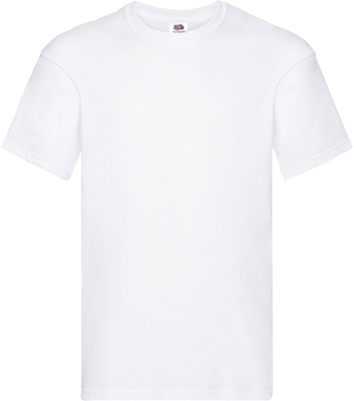 Fruit of the Loom Mens T Shirts Plain Cotton Short Sleeve T-Shirt Tee Top New