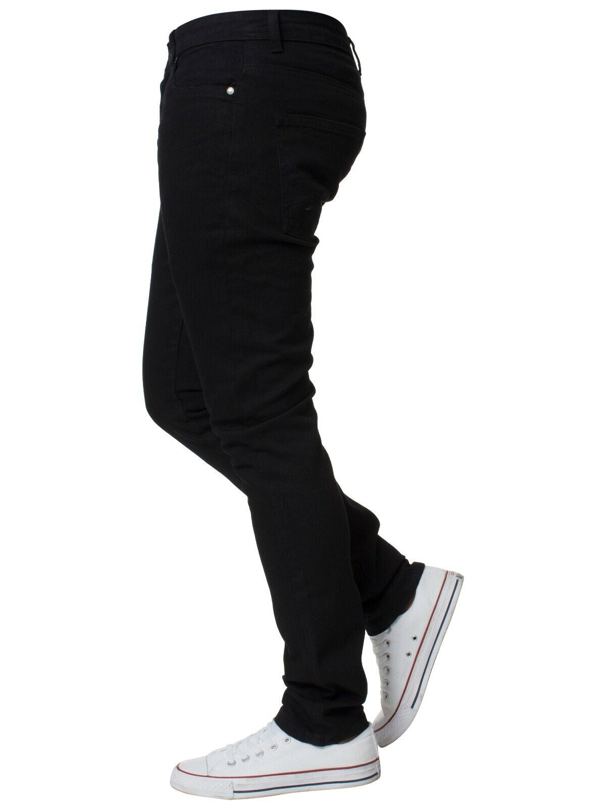 Kruze Mens Jeans Skinny Stretch Slim Fit Flex Denim Trouser Pants UK Waist Sizes